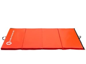 Kokkupandav võimlemismadrats HMS Premium MGS01 2400x1200mm, Punane