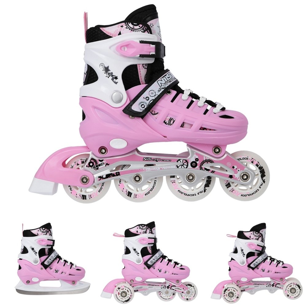 Rulluisud / Jääuisud Nils Extreme NH10905 Roosa - PU70 mm/82A (S 31-34)