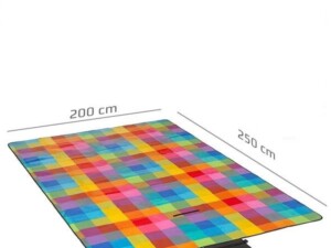 Piknikumatt Nils Camp NC2221 Multi 250x200cm, PE, Alumiinium