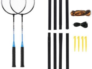 Sulgpalli komplekt Nils NRZ012, Steel, 2 Reketit, 3 sulgpalli palli, Võrk 195 x 22 cm, Cover