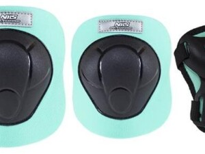 Kaitsmete komplekt (Rulluisk, Rula jm.) Nils Extreme H210 Must-Münt, Suurus XS