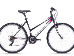 Jalgratas STEFI 1.0 – mattmust / roosa L (18'')