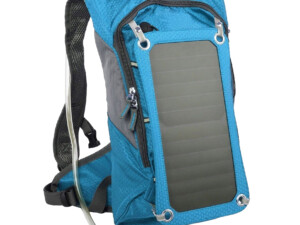 Tourist Backpack with 8l Water Bottle and 7W päikesepaneel, võimsus: USB 5V, 1.2A