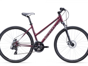 Jalgratas MAXIMA 2.0 – matt punane / hall L (18'')