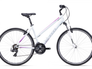 Jalgratas JESSIE – valge/lilla L (18'')