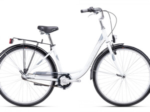 Jalgratas RITA  2.0 - perleťová biela / sivo modrá 17'' (430)