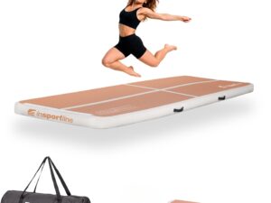 Inflatable Exercise Mat inSPORTline Airstunt 300 x 100 x 10 cm Mocha Mousse