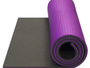 YATE FITNESS SUPER ELASTIC, mat, 190 x 61 x 1,4 cm, grey/purple - 2. quality