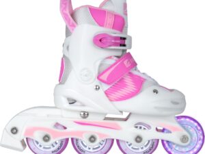 Laste inSPORTline Caneto inline rulluisud koos LED esirattaga S(33-36)