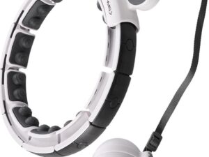 HHM16 HULA HOOP VALGE MAGNETILINE KOOS RASKUSEGA + LOENDURIGA HMS