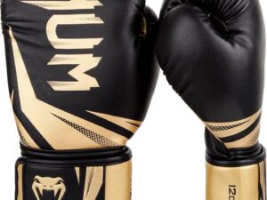 Poksikindad Venum Challenger 3.0 - must/kuldne