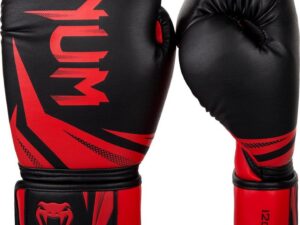 Poksikindad Venum Challenger 3.0 - must/punane