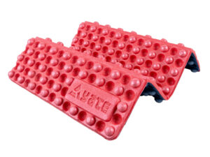 YATE Sedátko skládací BUBBLES Plus červená/tm. modrá