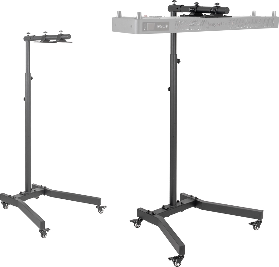 Alus koos ratastega punastele LED-valguse teraapiapaneelidele inSPORTline Flabor, Klostar & Tugare