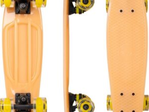 Glow-In-The-Dark Penny Board w/ Light-Up Wheels WORKER Solosy C1 22”