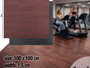 Heavy-Duty Floor Mat inSPORTline Luxteko Flat 100 x 100 x 1.5 cm