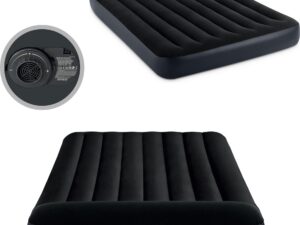 Täispuhutav madrats koos pumbaga voodi veluur Intex 64148ND