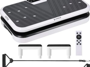 VIBRATION PLATFORM WITH PUSH-UP BARS AND RESISTANCE BANDS SVP09 HMS