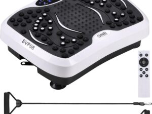 VIBRATION PLATFORM WITH RESISTANCE BANDS SVP08 ONE FITNESS