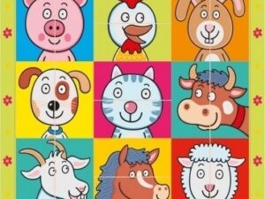 Wooden puzzle, Animals, 18 months+