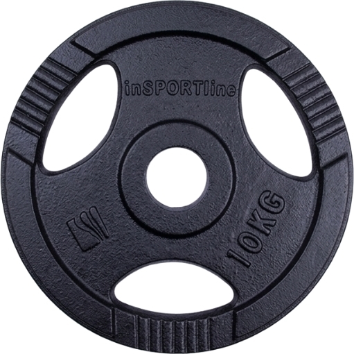 Malmist olümpia raskusketas inSPORTline Hamerton must 10 kg, 50 mm