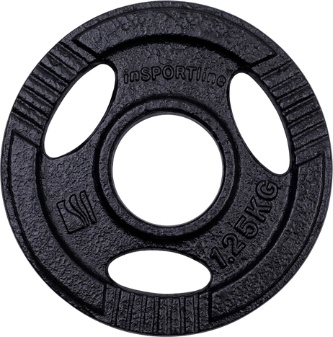 Malmist olümpia raskusketas inSPORTline Hamerton must 1.25 kg, 50 mm