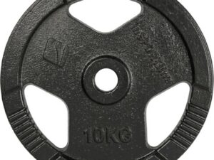Cast Iron Weight Plate inSPORTline Hamerton Black 10 kg, 30 mm