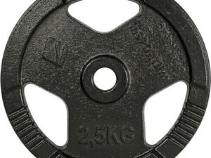 Cast Iron Weight Plate inSPORTline Hamerton Black 2.5 kg, 30 mm