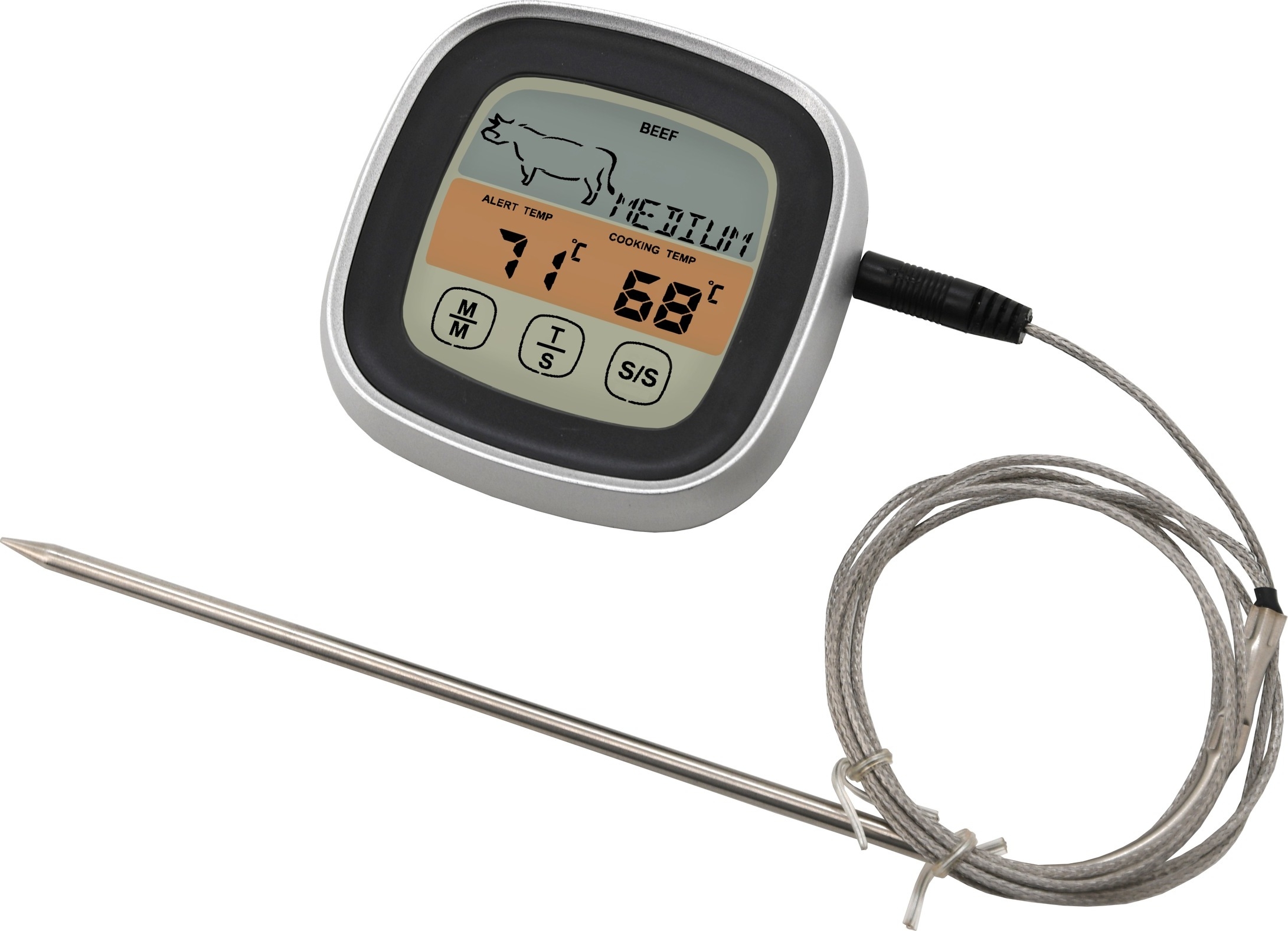 Digitaalne grilltermomeeter koos sondiga
