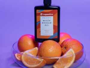 Mineral Massage Oil inSPORTline Orange 500 ml