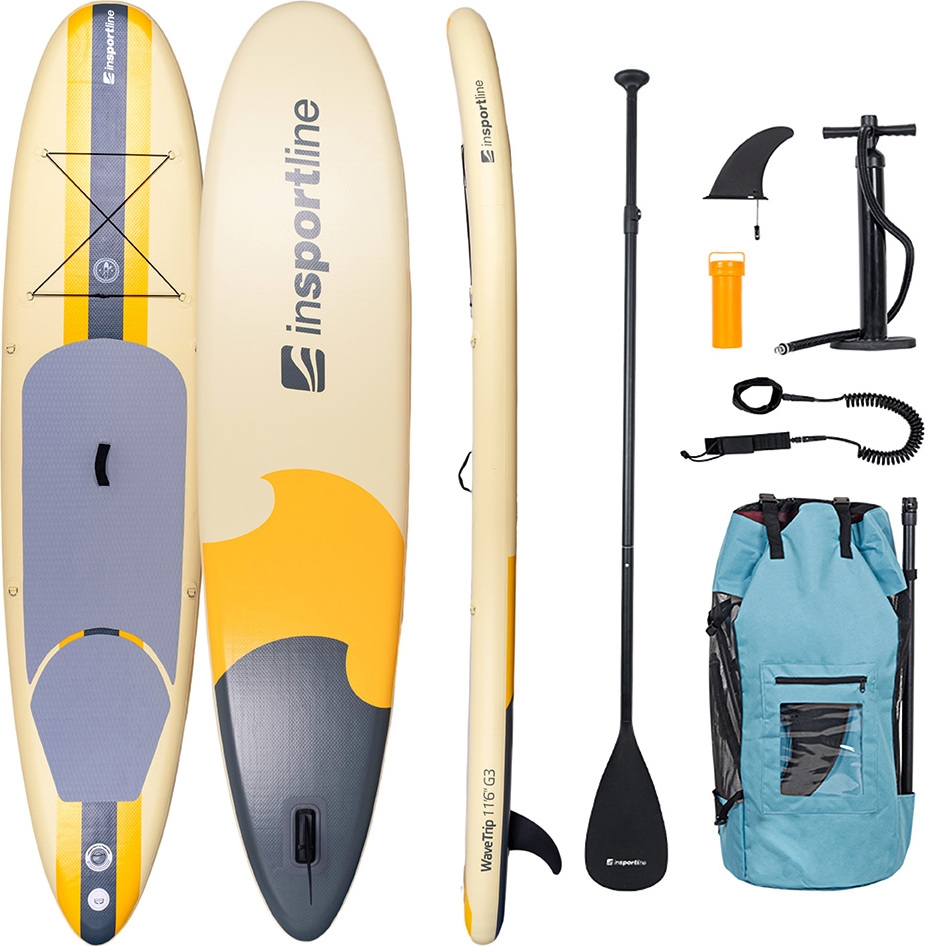 Paddle Board w/ Accessories inSPORTline WaveTrip 11’6” G3