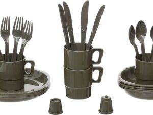 Plastist potikomplekt MFH, roheline, 26 tk.